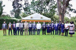 زيارة وفد الاتحاد الدولي لرجال الاعمال والمستثمرين العرب لدولة اوغندا